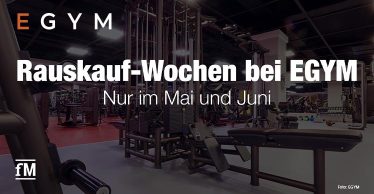 EGYM bietet Aktion 'Rauskauf-Wochen' im Mai und Juni 2023