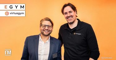 EGYM CEO Philipp Roesch-Schlanderer (links) und Hugo Braam, CEO und Mitbegründer von Virtuagym