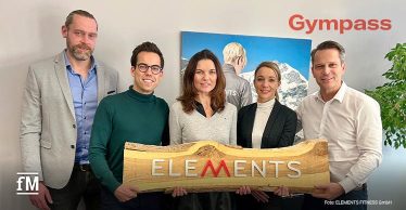 Partnerschaft verlängert (von links): Björn Streier (COO ELEMENTS), Markus Kreißl (Gympass), Nicole Greinwalder (Geschäftsführung ELEMENTS), Maria Hartmann (Gympass) und André Nagel (Geschäftsführung ELEMENTS)