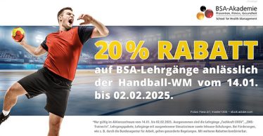 BSA-Aktionsrabatt zur Handball-WM sichern