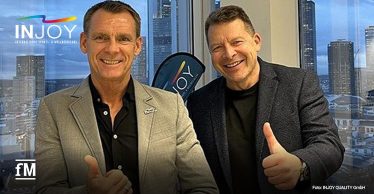 Alexander Benker und Thorsten Kielmann setzen mit ihrer Beteiligung auf eine starke Zukunft der Fitnessmarke INJOY