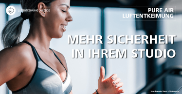 Mehr Sicherheit in Ihrem Studio – Pure Air Luftentkeimung