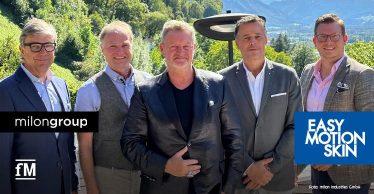 Das neue Führungsteam (von links): Engelbert Josef Schreiber (Maponos Holding AG- Verwaltungsrat), Werner Murr (Verwaltungsrat EasyMotionSkin Tec AG), Christian Jäger (Maponos Holding AG-Verwaltungsrat), Christian Keck (Präsident des Verwaltungsrats – EasyMotionSkin Tec AG) und Bernhard-Stefan Müller (Verwaltungsrat EasyMotionSkin Tec AG)