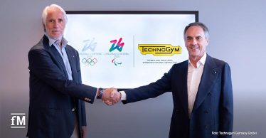 Starke Partnerschaft: Technogym (rechts CEO Nerio Alessandri) und Milano Cortina 2026 (Stiftungspräsident Giovanni Malagò) starten gemeinsame Mission für Sport und Wellness