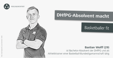 Portrait Bastian Wolff, Athletiktrainer des Basketball-Bundesligisten medi Bayreuth