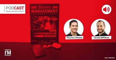 Im fM Podcast 'Fitness im Ohr', Folge 15,  spricht Carsten Bethäuser (rechts, DHfPG) mit Thorsten Clemann über Selbstständigkeit in der Fitness- und Gesundheitsbranche