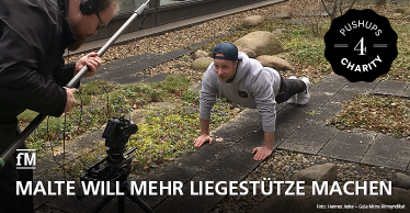 Pushups 4 Charity: Malte Schmidt will 1 Million Liegestütze machen