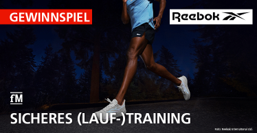 Sicheres (Lauf-)Training mit dem Forever Floatride Energy 3 mit Rundum-Reflektoren von Reebok – jetzt im Oster-Gewinnspiel gewinnen