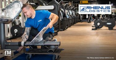 Lieferung, Aufbau und Installation: Rhenus Sports Tech bietet Logistik für Fitness- und Gesundheitsstudios.