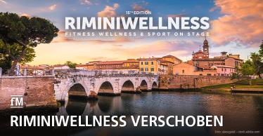 Die größte Fitnessmesse Europas: RiminiWellness wird wegen Corona verschoben