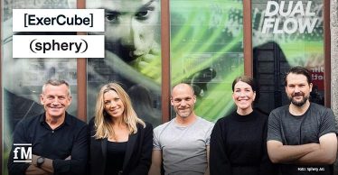 Die Teams der Sphery AG und der YOUR SPACE GmbH (von links): Udo Münster, Katharina Osburg, Dave Baucamp, Anna-Maria Martin Niedecken, Stephan Niedecken.