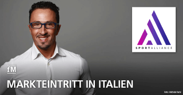 Sport Alliance gibt Markteintritt in Italien bekannt: Michele Parisi, International Business Manager.