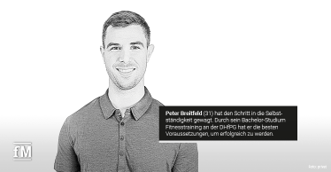 Erfolgsgeschichte des ehemaligen DHfPG-Studenten Peter Breitfeld