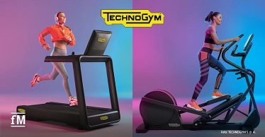 Training auf dem innovativen und umweltfreundlichen Excite Run von Technogym (links) und dem Ellipsen-Crosstrainer Excite Synchro.