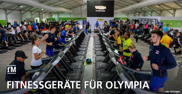 Fitnessgeräte für Olympia: Technogym offizieller Ausrüster von Tokio 2020.