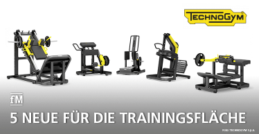 Technogym stellt 5 neue Geräte für die Trainingsfläche vor