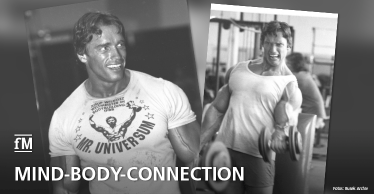 Arnold Schwarzenegger strebte bei jeder Wiederholung die maximale Mind-Body-Connection an. Es war, als würde er von jetzt auf gleich einen 'Konzentrationsschalter' umlegen